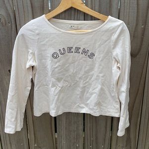 Madewell Queens Crop Top Sz S EUC